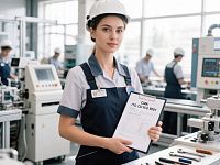 На нашем производстве внедрена СМК по ИСО 9001